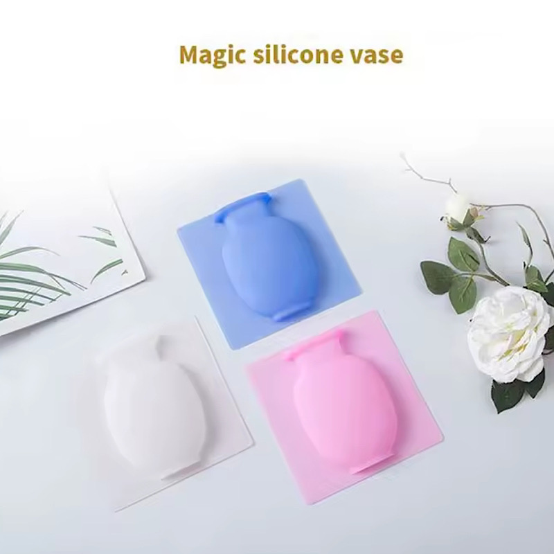 گلدان فانتزی سیلیکونی مدل دیواری کد 680 2 گلدان فانتزی سیلیکونی مدل دیواری