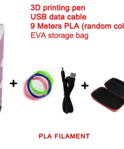 قلم جادویی طراحی سه بعدی به همراه 9 متر فیلامنت رنگی