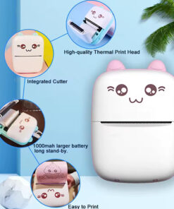 مینی پرینتر همراه بدون نیاز به جوهر مدل Rabbit