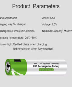 باتری نیم قلمی قابل شارژ بسته 4 عددی