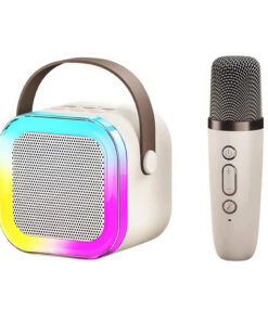 اسپیکر بلوتوثی میکروفون دار قابل حمل مدل RGB-Party کد 610 11 اسپیکر بلوتوثی میکروفون دار قابل حمل مدل RGB-Party