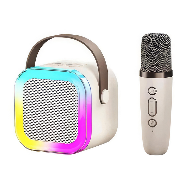 اسپیکر بلوتوثی میکروفون دار قابل حمل مدل RGB-Party کد 610 6 اسپیکر بلوتوثی میکروفون دار قابل حمل مدل RGB-Party