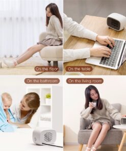 بخاری هیتر فن دار رومیزی -سفید