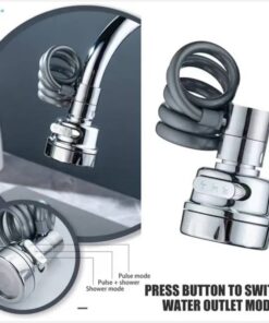 سرشیر ظرفشویی فنری Spring-نقره ای کد 50695 7 سرشیر ظرفشویی فنری Spring-نقره ای