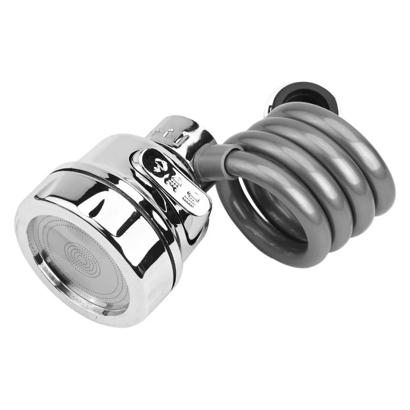 سرشیر ظرفشویی فنری Spring-نقره ای کد 50695 5 سرشیر ظرفشویی فنری Spring-نقره ای