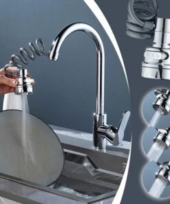 سرشیر ظرفشویی فنری Spring-نقره ای