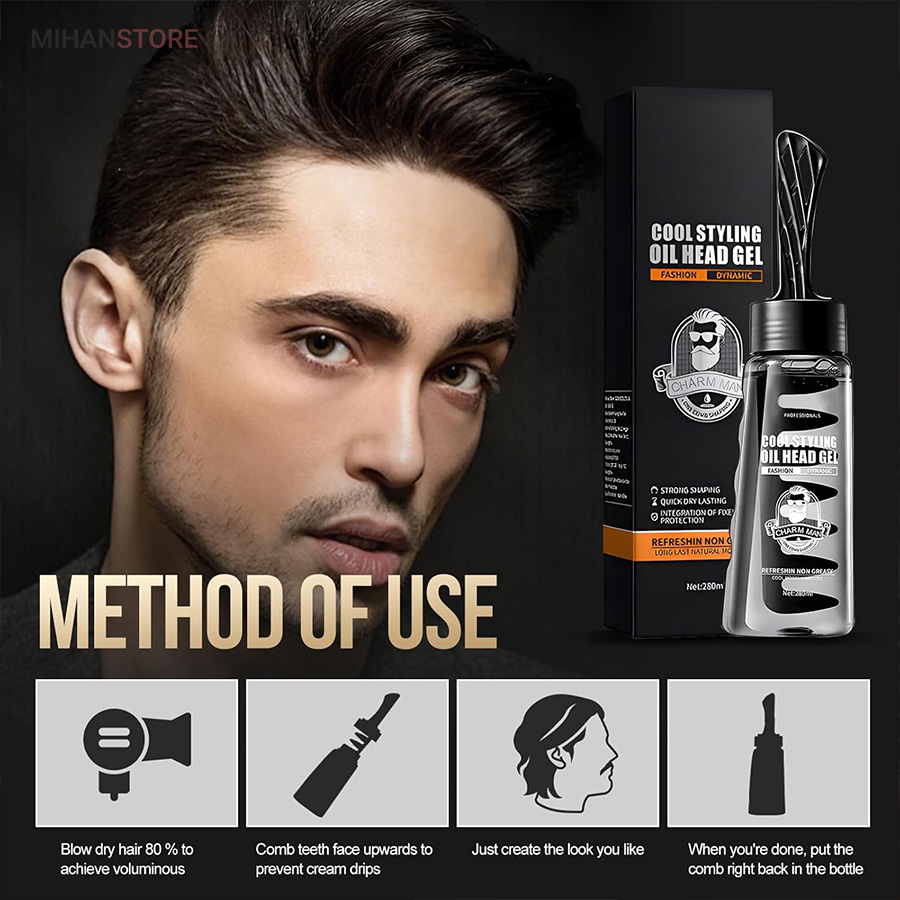 ژل مو برس دار SADOER کد 1871 5 5229191080204