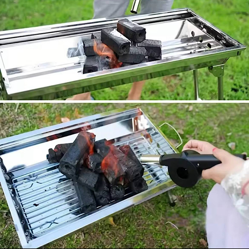 فن بادبزن دستی باربیکیو کد 623 4 فن بادبزن دستی باربیکیو