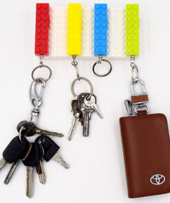 جاکلیدی دیواری 4 عددی طرح لگو