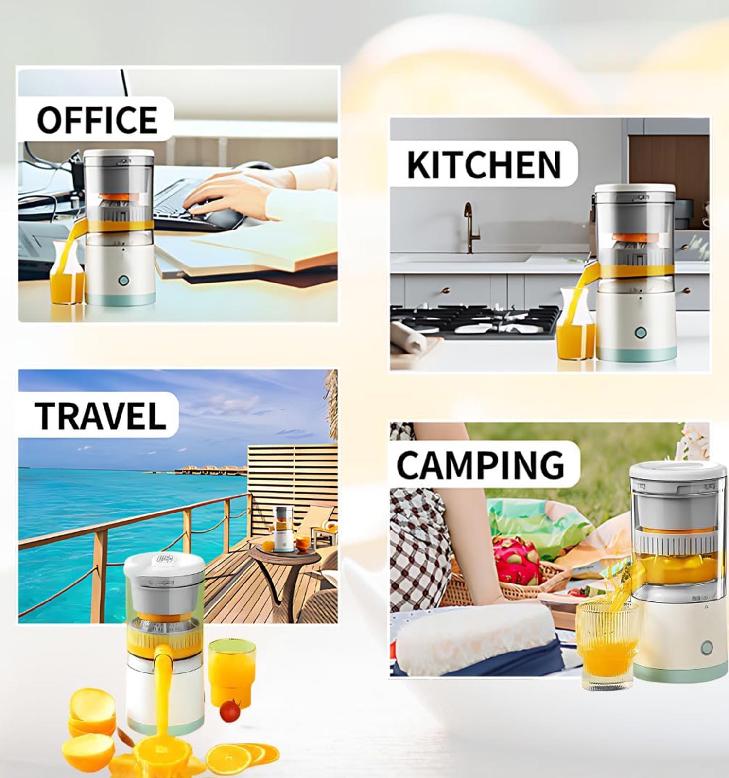 آبمیوه گیری شارژی قابل حمل کد 48584 10 آبمیوه گیری شارژی قابل حمل مدل 48584 - 9