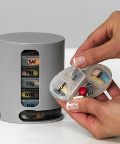 جعبه یادآور و نگهدارنده قرص هفتگی و روزانه 28 محفظه