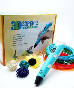 قلم جادویی طراحی سه بعدی به همراه 9 متر فیلامنت رنگی