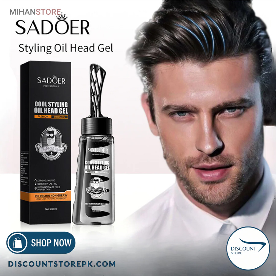 ژل مو برس دار SADOER کد 1871 3 7650031080202