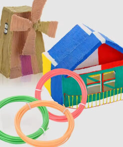 قلم جادویی طراحی سه بعدی به همراه 9 متر فیلامنت رنگی