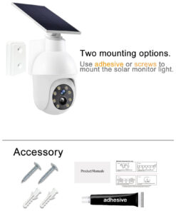 چراغ سولار طرح دوربین مدل 48588 - 4