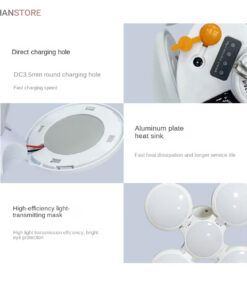 چراغ خورشیدی اضطراری توپی 5 پره کد 1876 20 8023061080207 1