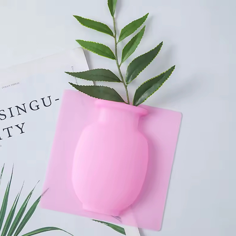 گلدان فانتزی سیلیکونی مدل دیواری کد 680 5 گلدان فانتزی سیلیکونی مدل دیواری