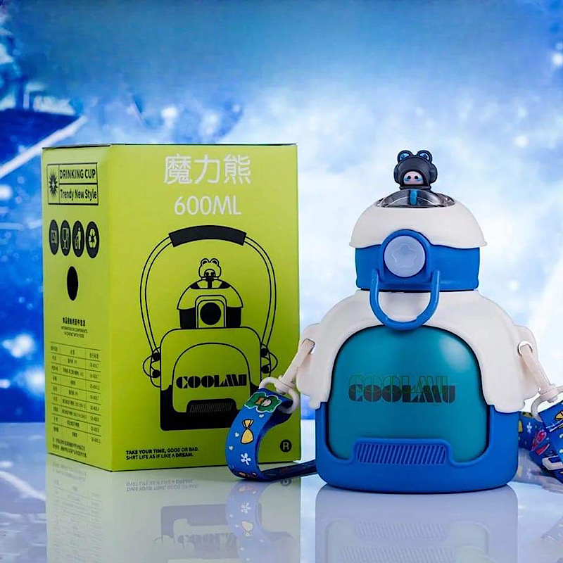 فلاسک قمقمه ای فانتزی استیل 316 مدل 600 میلی لیتری کد 621 2 فلاسک قمقمه ای فانتزی استیل 316 مدل 600 میلی لیتری