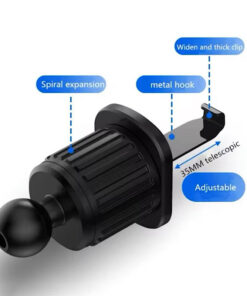 هولدر موبایل 360 درجه مدل دریچه کولر خودرو کد 647 9 هولدر موبایل 360 درجه مدل دریچه کولر خودرو