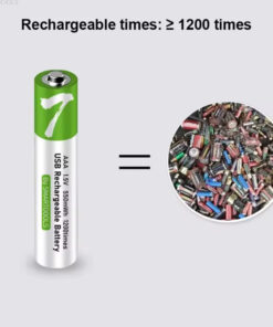 باتری نیم قلمی قابل شارژ بسته 4 عددی