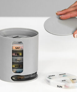 جعبه یادآور و نگهدارنده قرص هفتگی و روزانه 28 محفظه