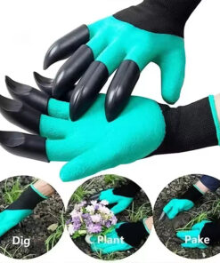 دستکش باغبانی با پنجه سرانگشتی بسته دو عددی