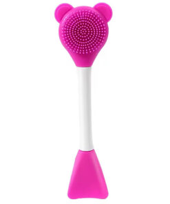 براش مخصوص ماسک و ماساژ سیلیکونی دوطرفه پرزدار کد 685 19 براش مخصوص ماسک و ماساژ سیلیکونی دوطرفه پرزدار