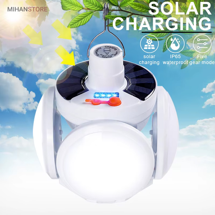 چراغ خورشیدی اضطراری توپی 5 پره کد 1876 2 9795831080201 1