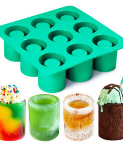 قالب سیلیکونی شات قهوه و نوشیدنی 9 محفظه