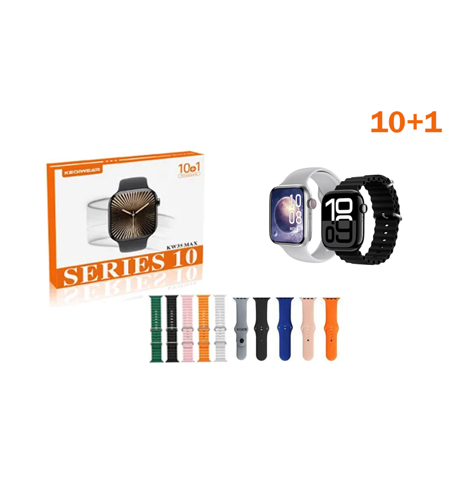 ساعت هوشمند KW35 Max کد 48500 3 ساعت هوشمند KW35 Max مدل 48500 - 2