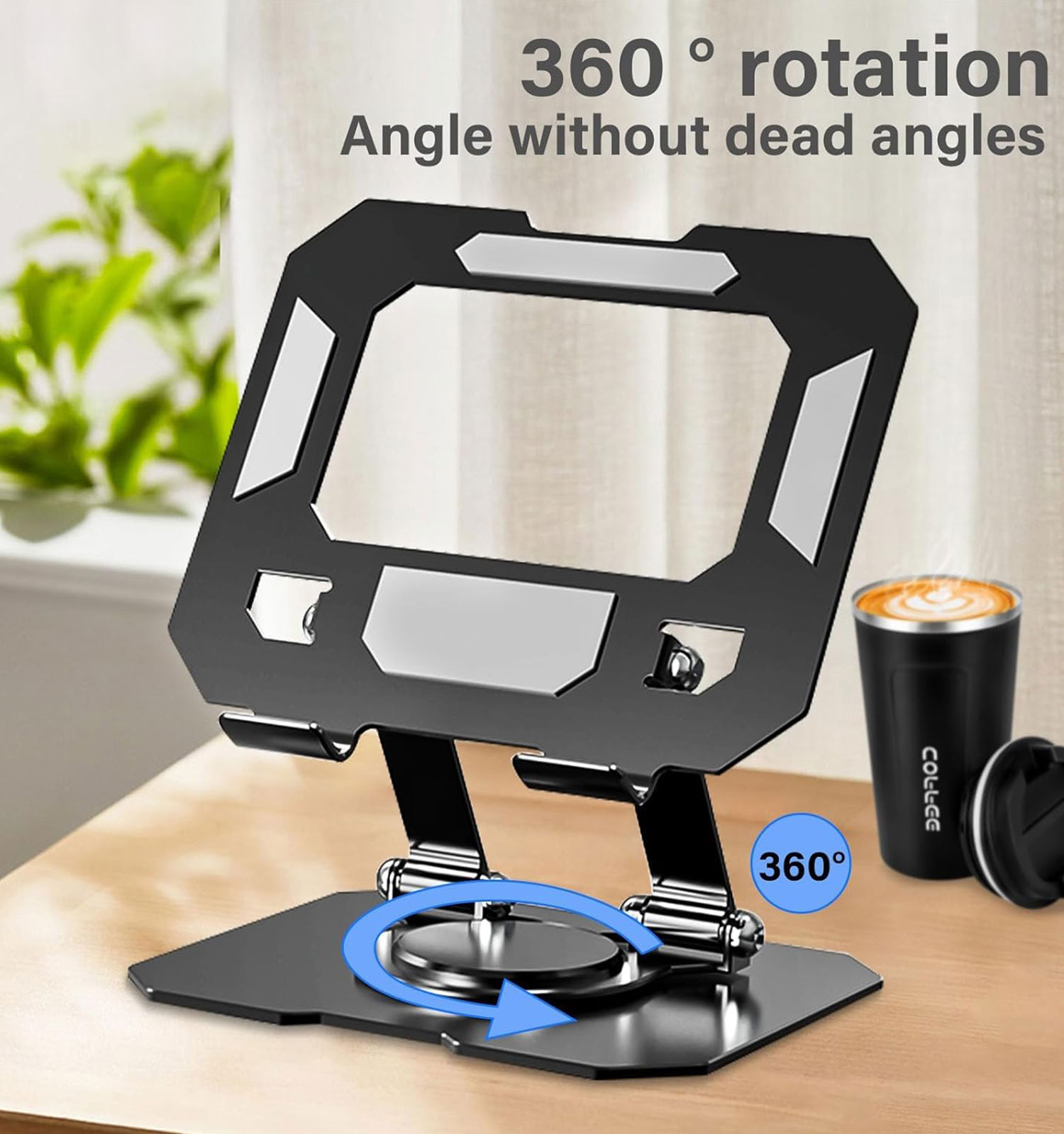 هولدر موبایل و تبلت فلزی کد 48550 4 هولدر موبایل و تبلت فلزی مدل 48550 - 3