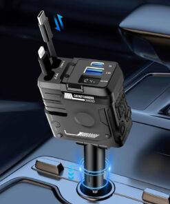 شارژر فندکی دارای کابل متصل مدل 48602 - 2