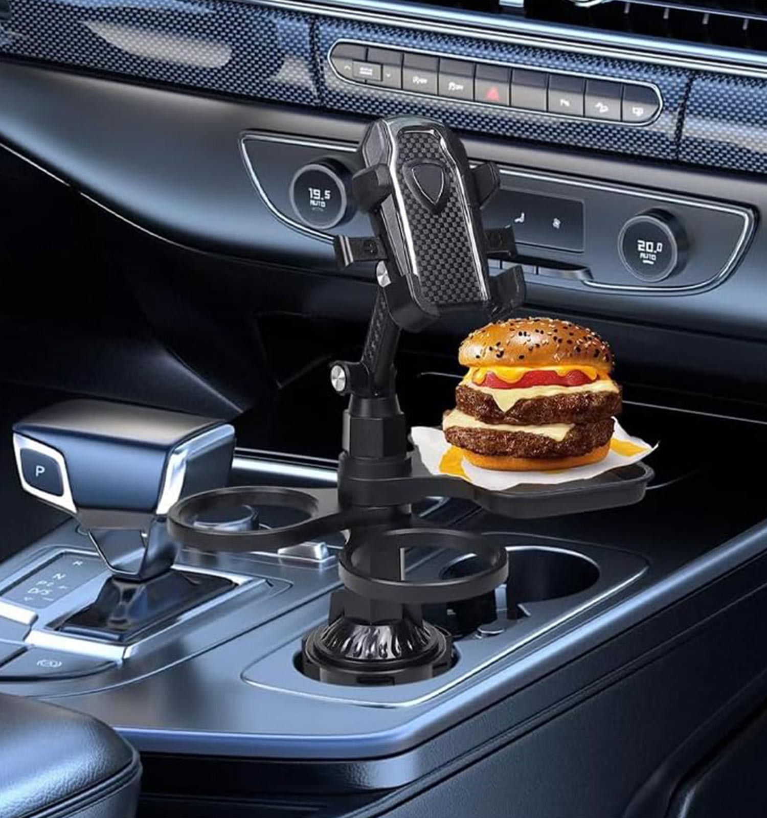 هولدر موبایل و جا لیوانی کد 48585 6 هولدر موبایل و جا لیوانی مدل 48585 - 5