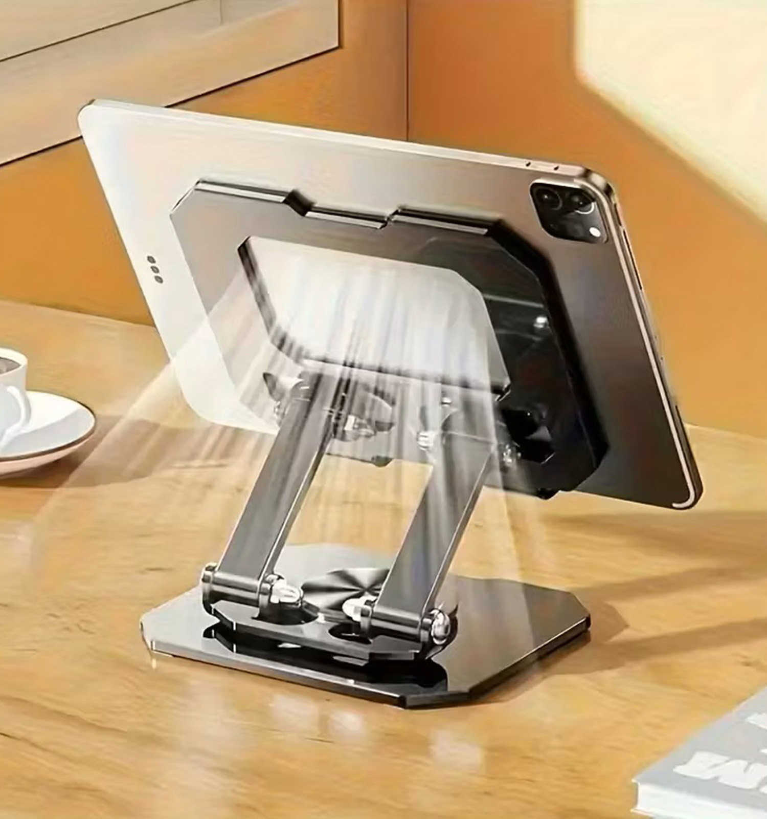 هولدر موبایل و تبلت فلزی کد 48550 5 هولدر موبایل و تبلت فلزی مدل 48550 - 4