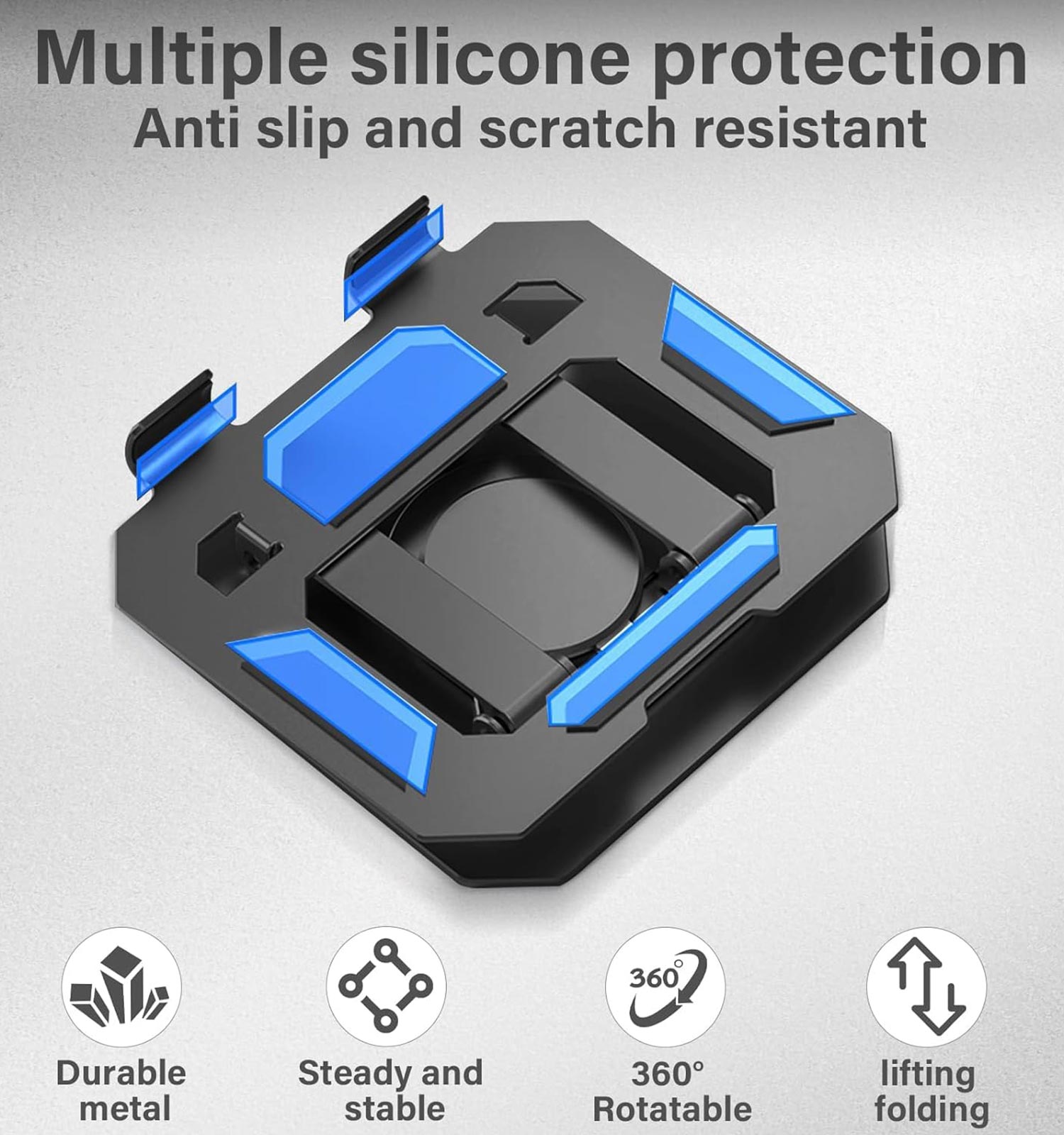 هولدر موبایل و تبلت فلزی کد 48550 2 هولدر موبایل و تبلت فلزی مدل 48550 - 1