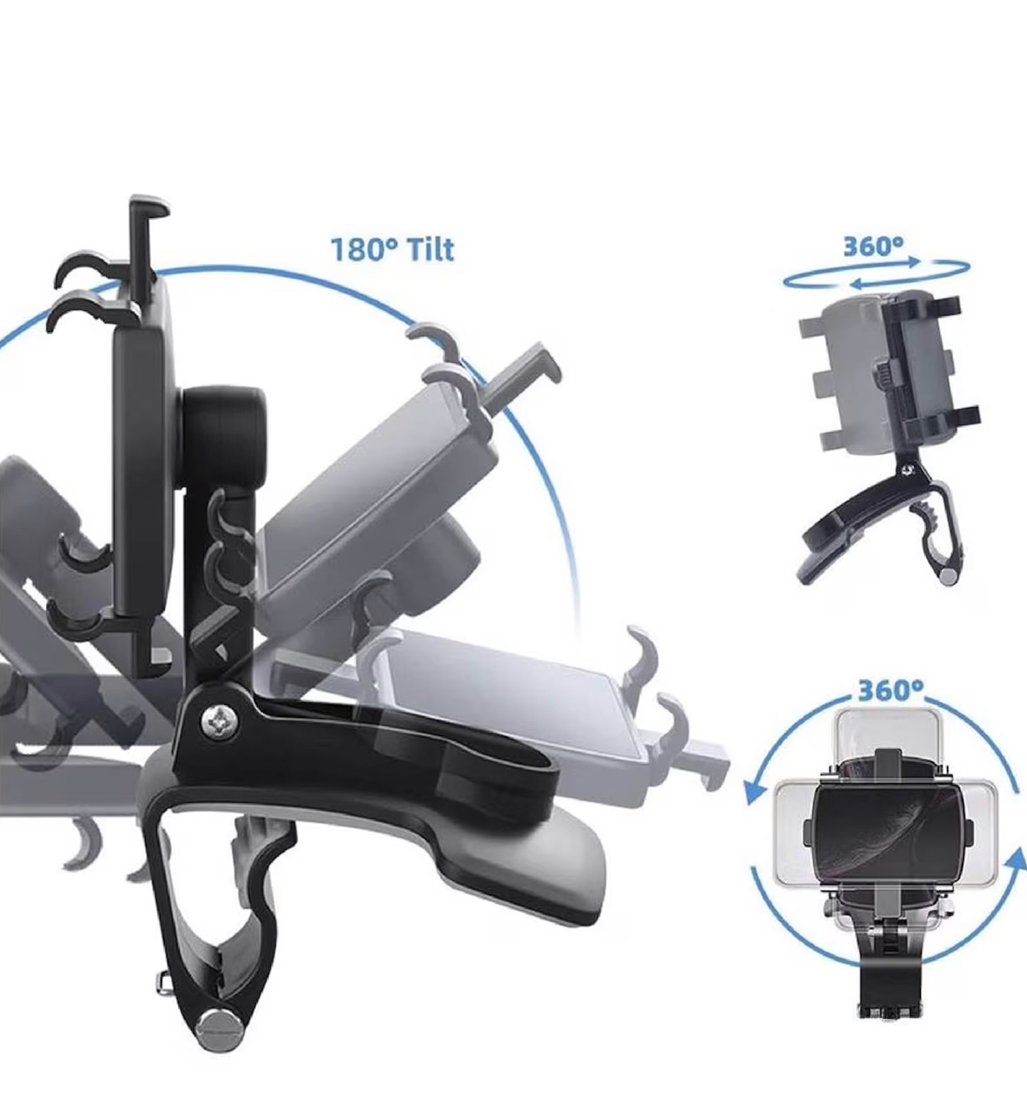 پک هولدر کلیپسی و نظم دهنده خودرو کد 48463 2 پک هولدر کلیپسی و نظم دهنده خودرو مدل 48463 - 1