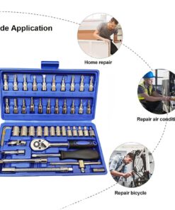 آچار بکس درایو 1/4 اینچ مجموعه 46 عددی مدل 48502 - 6